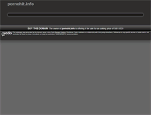 Tablet Screenshot of pornohit.info